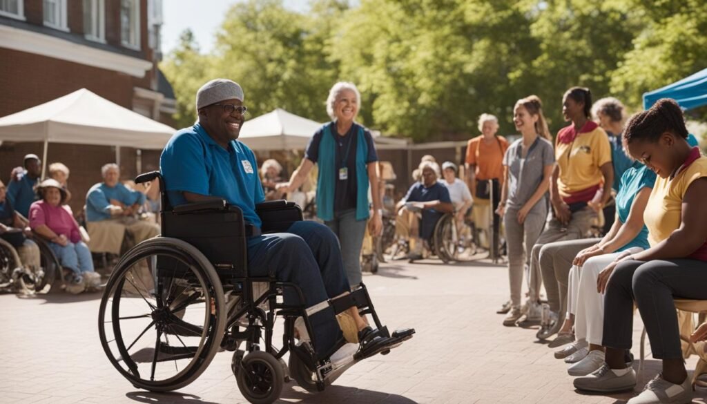 社區志願服務輪椅使用者社區參與
