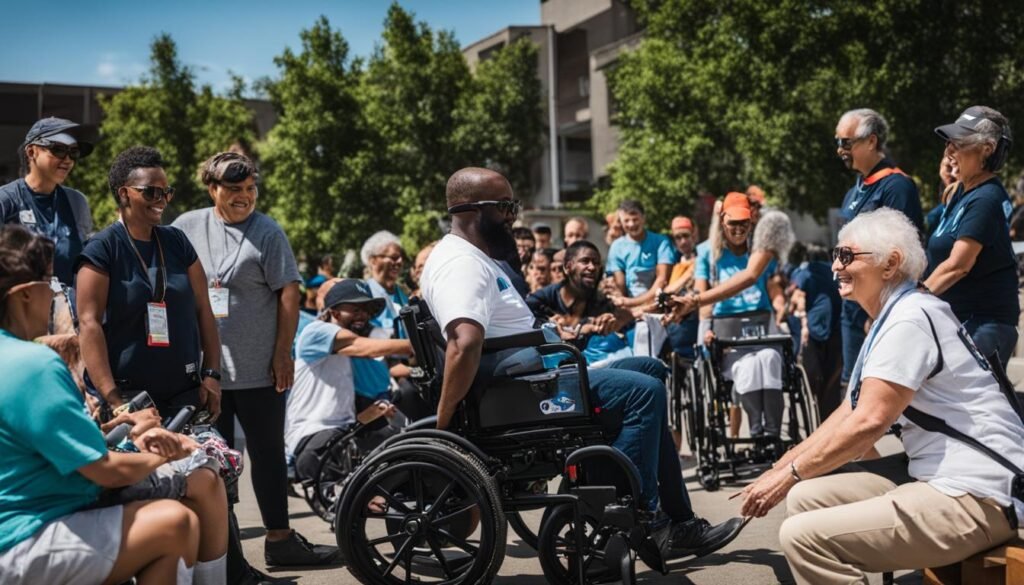 電動輪椅使用者如何參加社區志願服務?